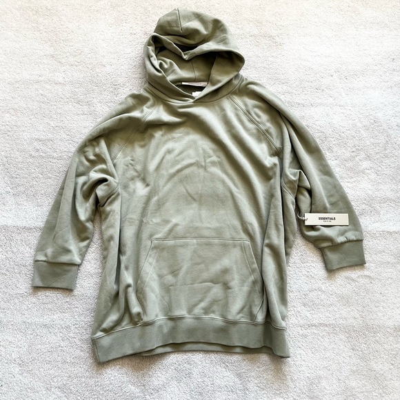 FEAR OF GOD NWT Essentials Pullover Hoodie Women’s Size XL Trendy Stylish - Picture 9 of 10